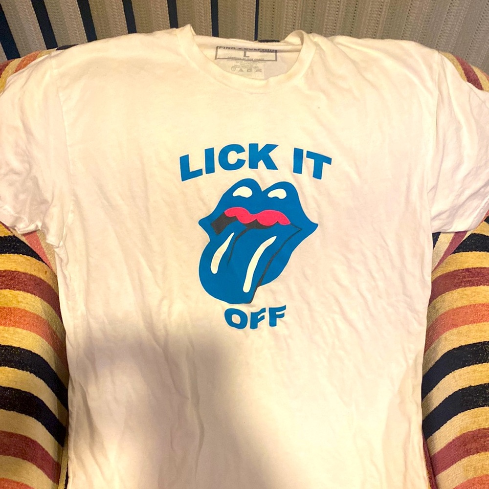 Pink Dolphin / Rolling Stones Mens Large